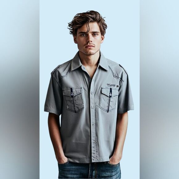 LR Scope NY Other - LR Scope NY MEN'S Shirt Gray